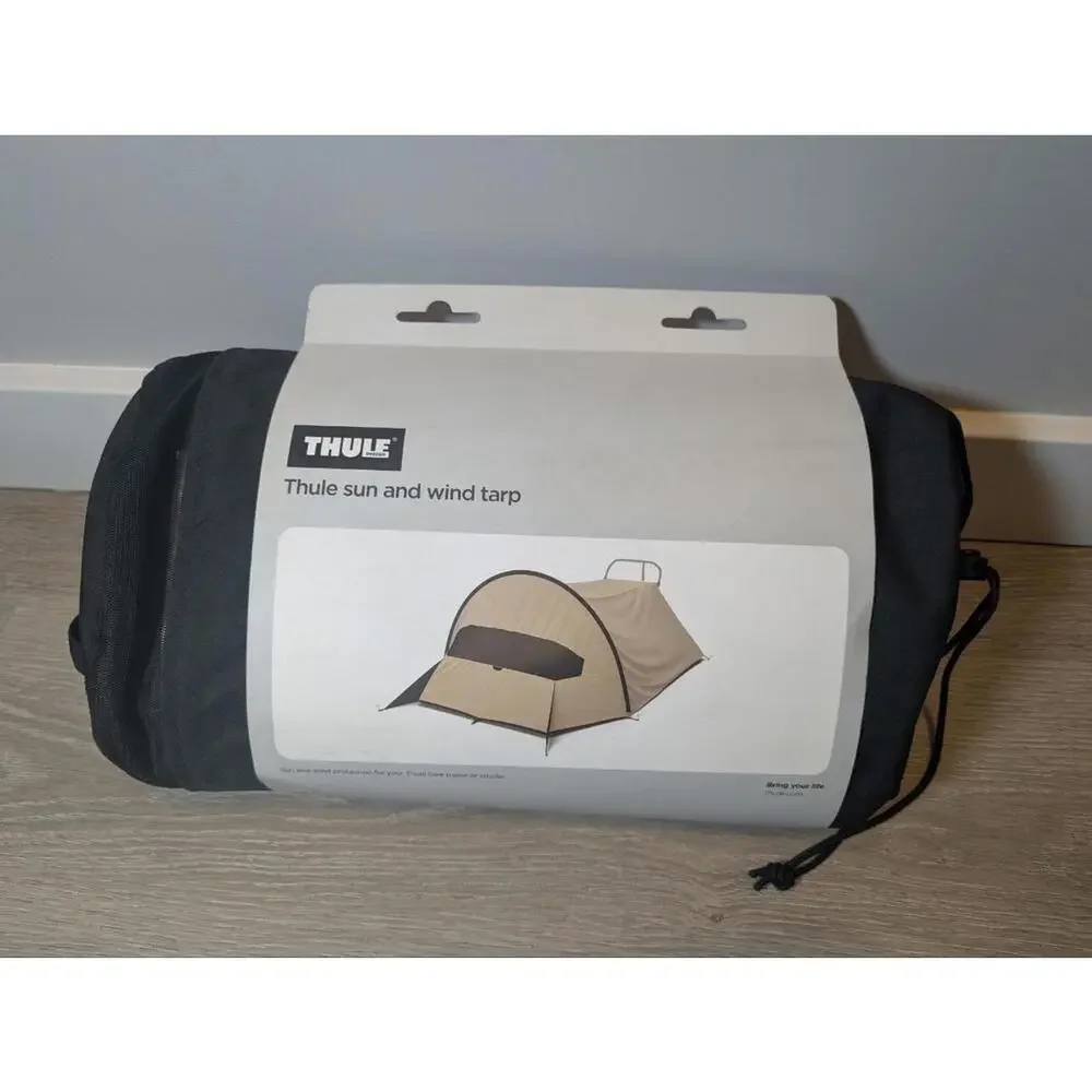 Thule Sun & Wind Tarp for Chariots & Urban Glide Strollers Tool Free Install - Picture 8 of 9